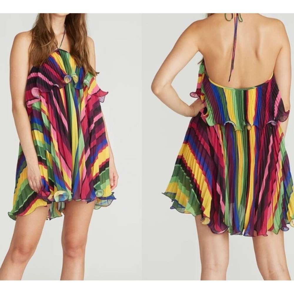AMUR Sevyn Mini Halter Dress Size 6